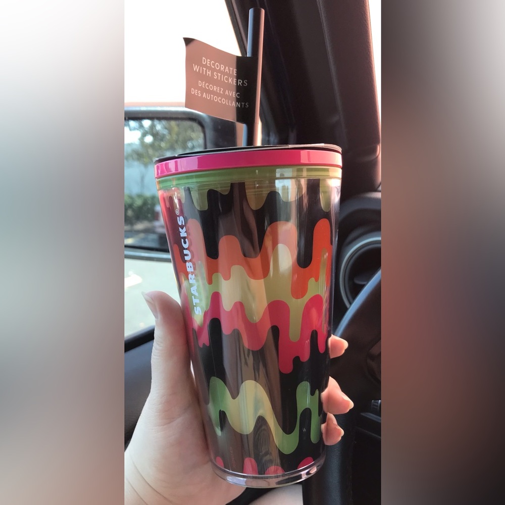 Brand New 2023 Starbucks Halloween Glow In the Dark Drip Cup 16 oz